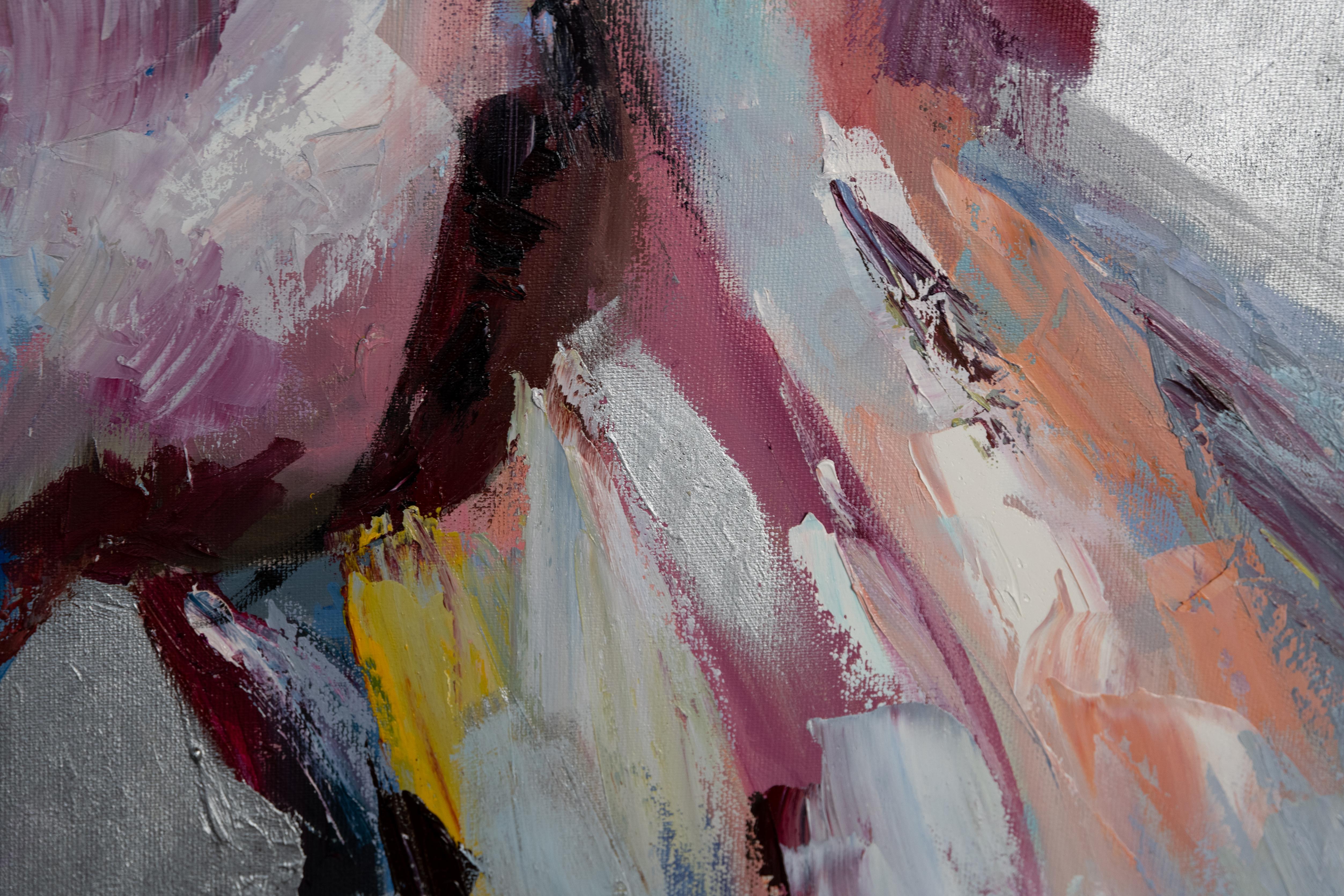 Pferde. Originalgemälde – Painting von Alina O'Dwyer