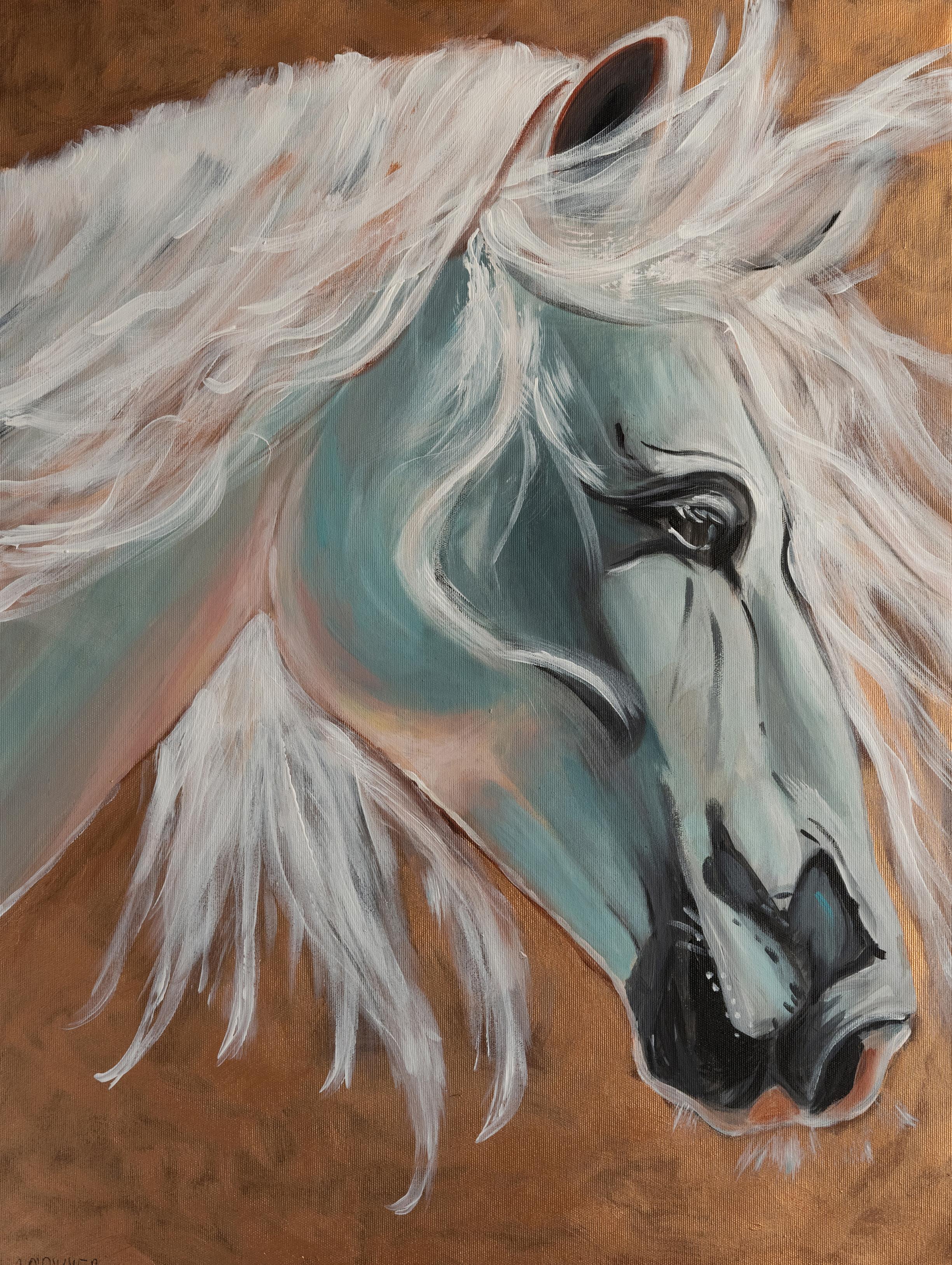 Horse  . original painting For Sale 2