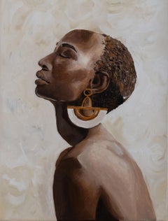 Iman  . dipinto originale