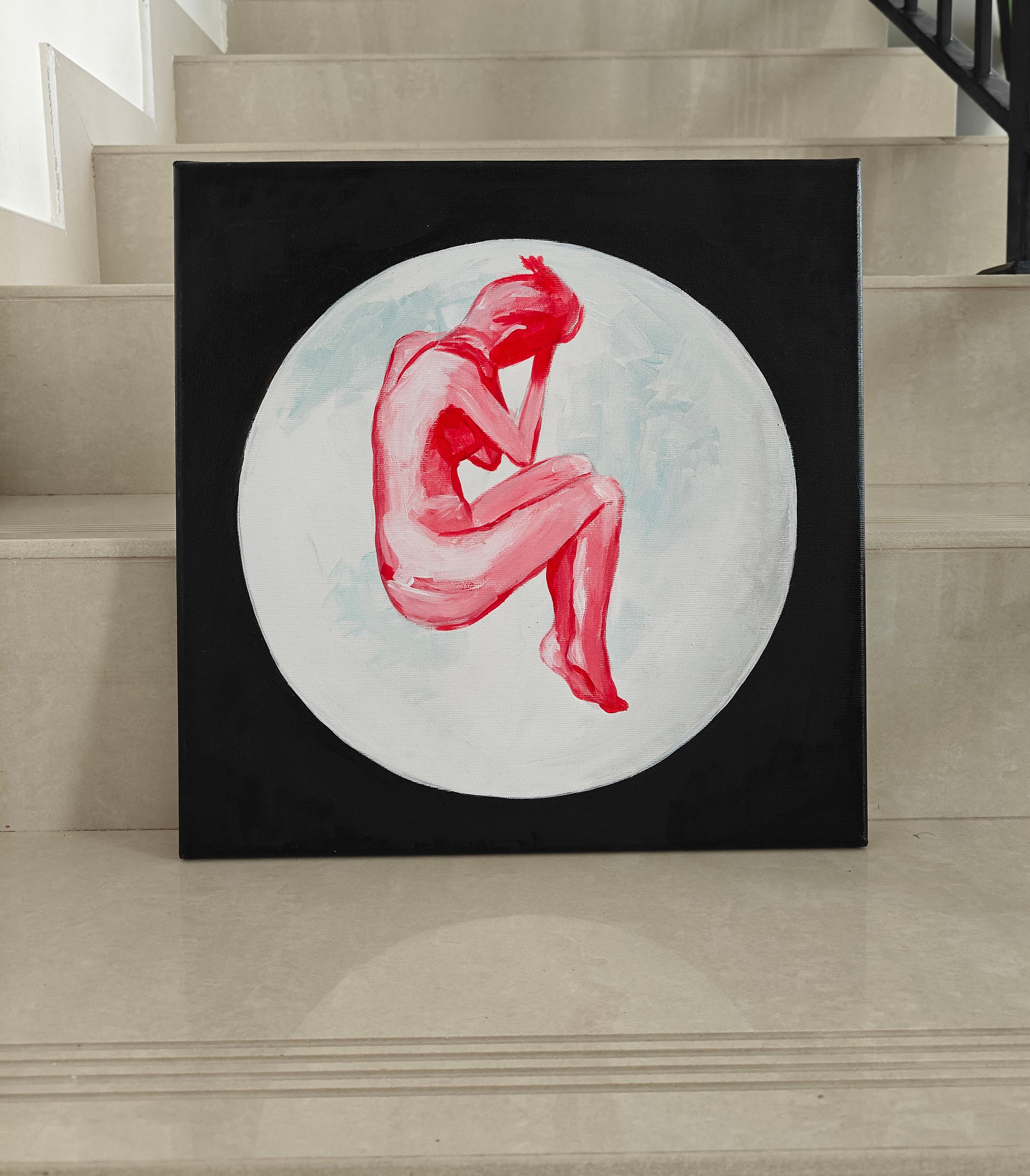 Inneres Wort – Painting von Alina O'Dwyer