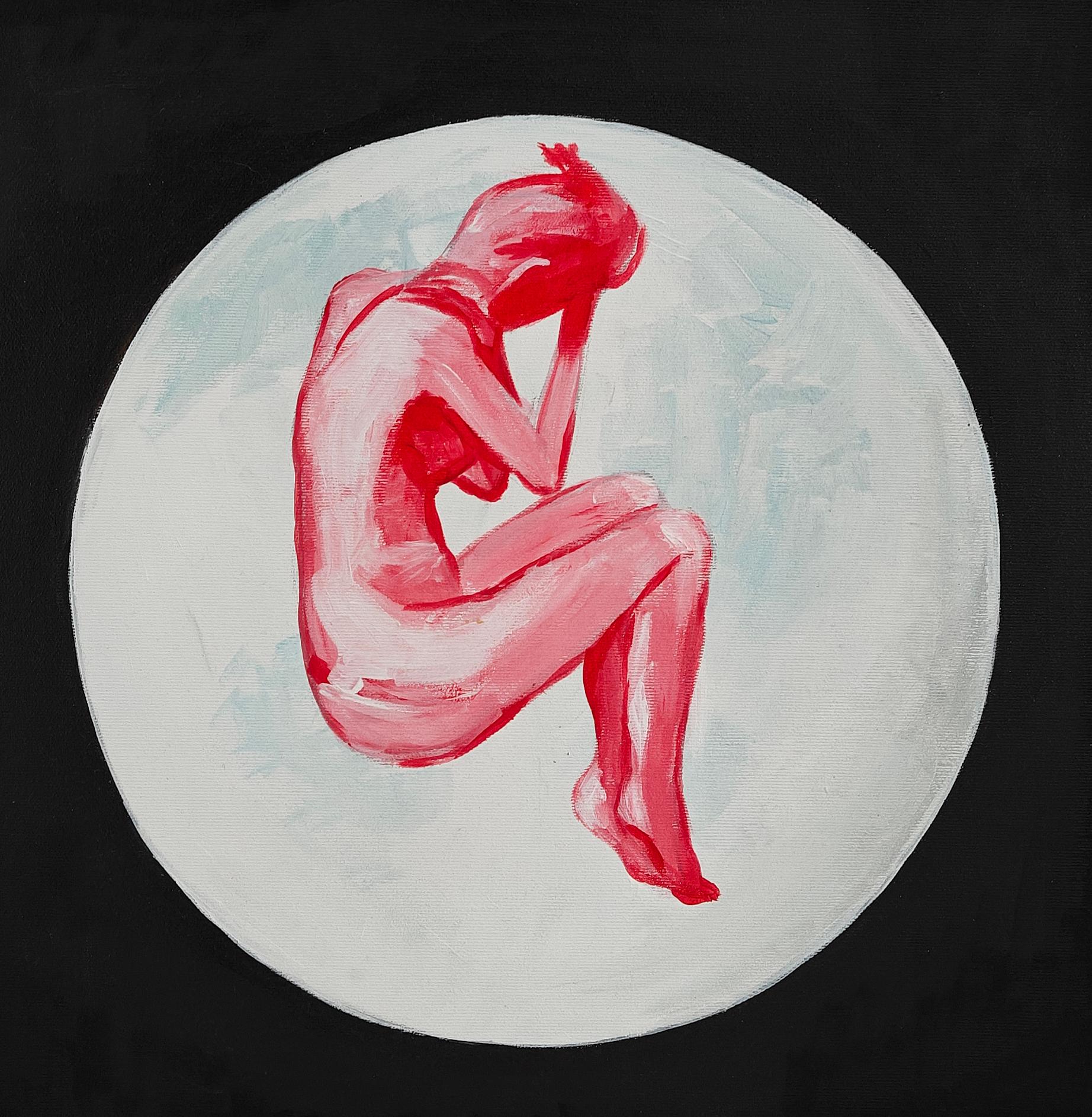 Alina O'Dwyer Figurative Painting – Inneres Wort