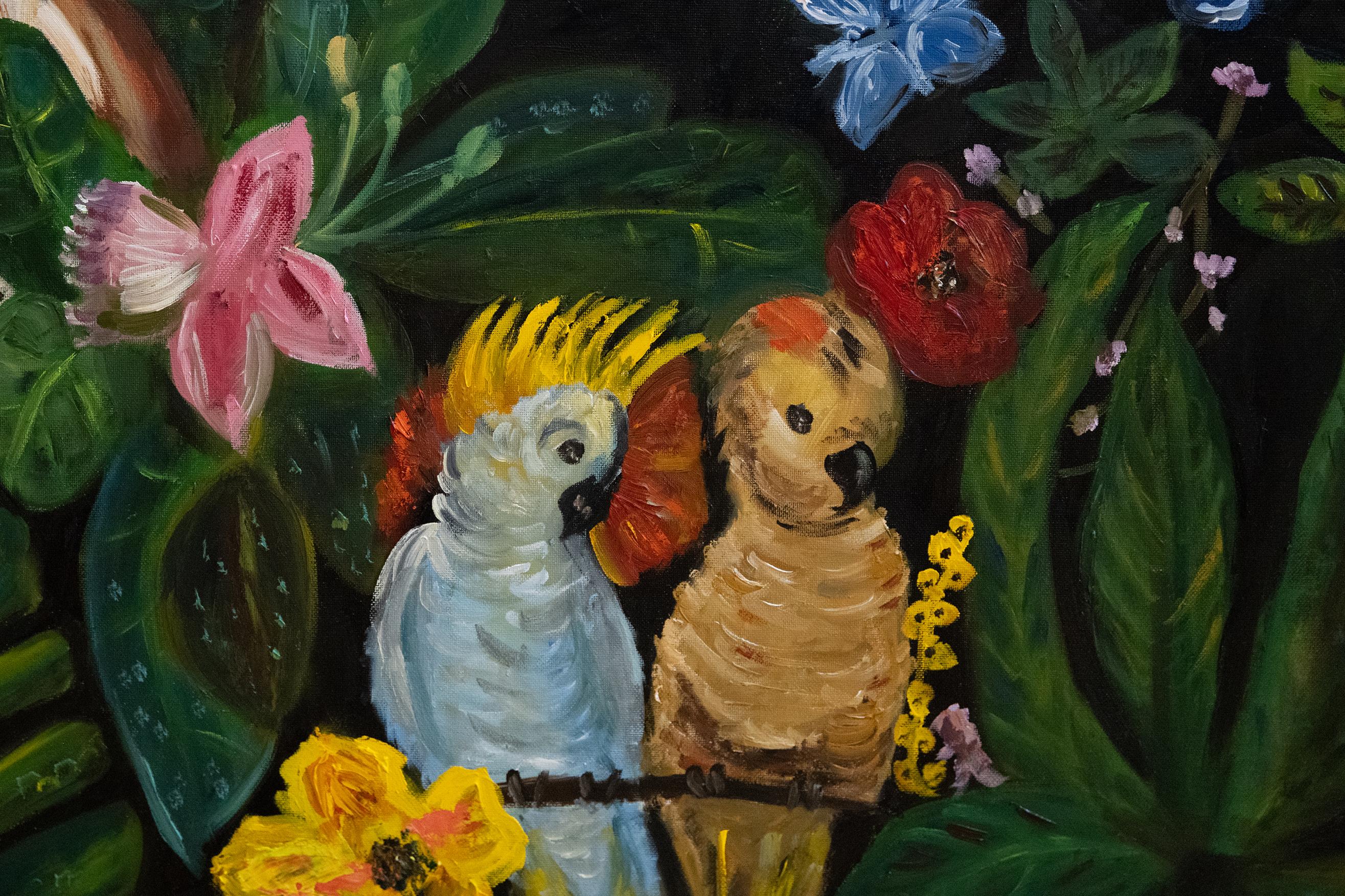 Es ist  ein Dschungel da draußen – Painting von Alina O'Dwyer