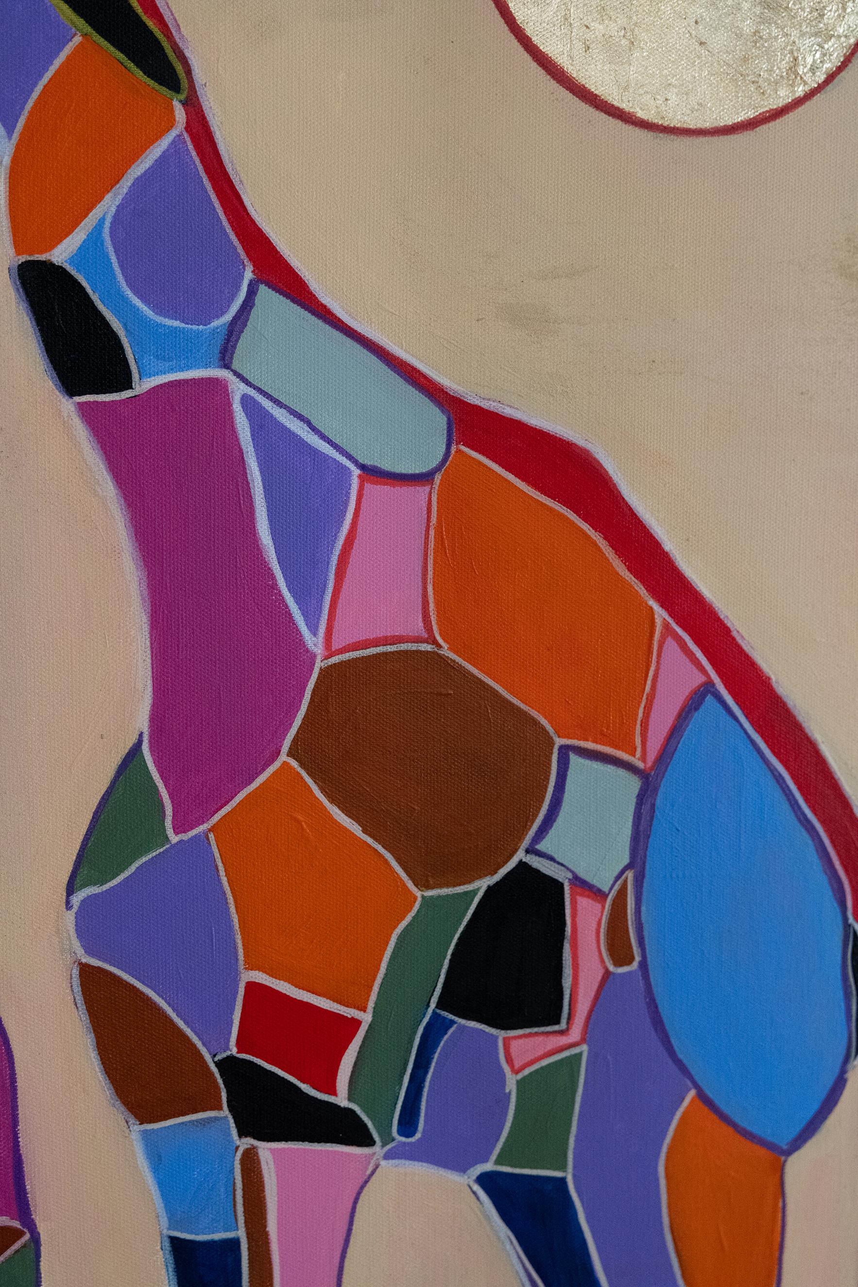 Una vez en el desierto. pintura original - Painting de Alina O'Dwyer