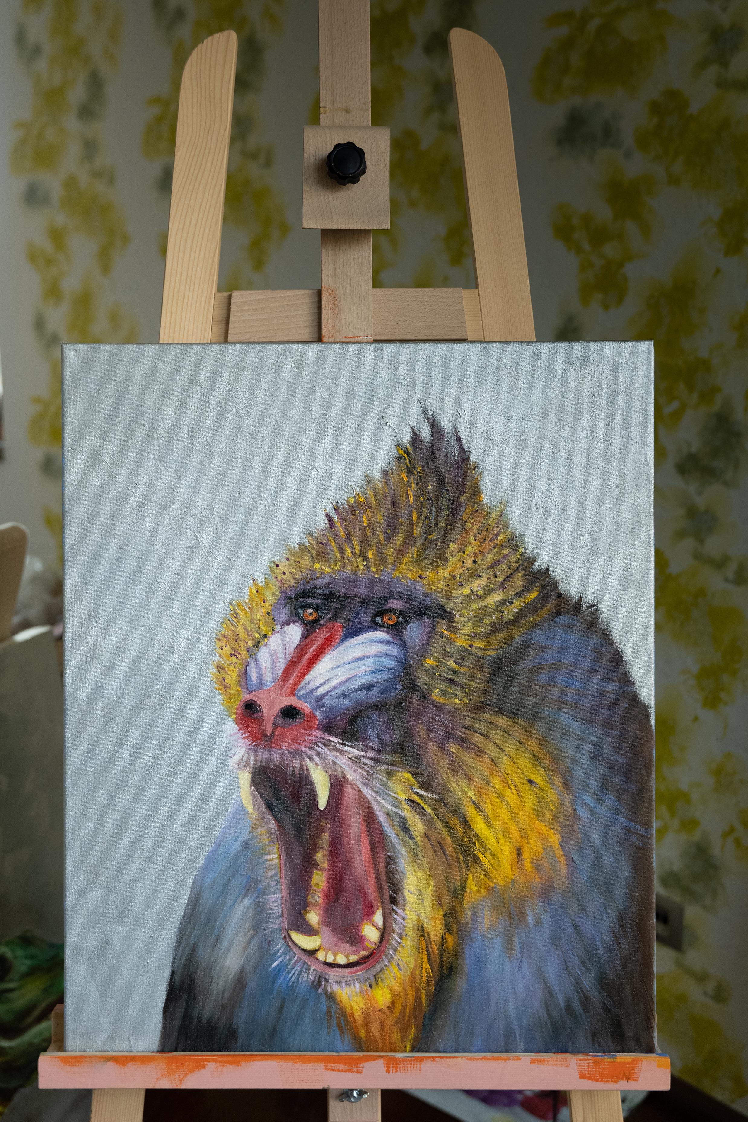 Shout Loud . Originalgemälde im Angebot 1