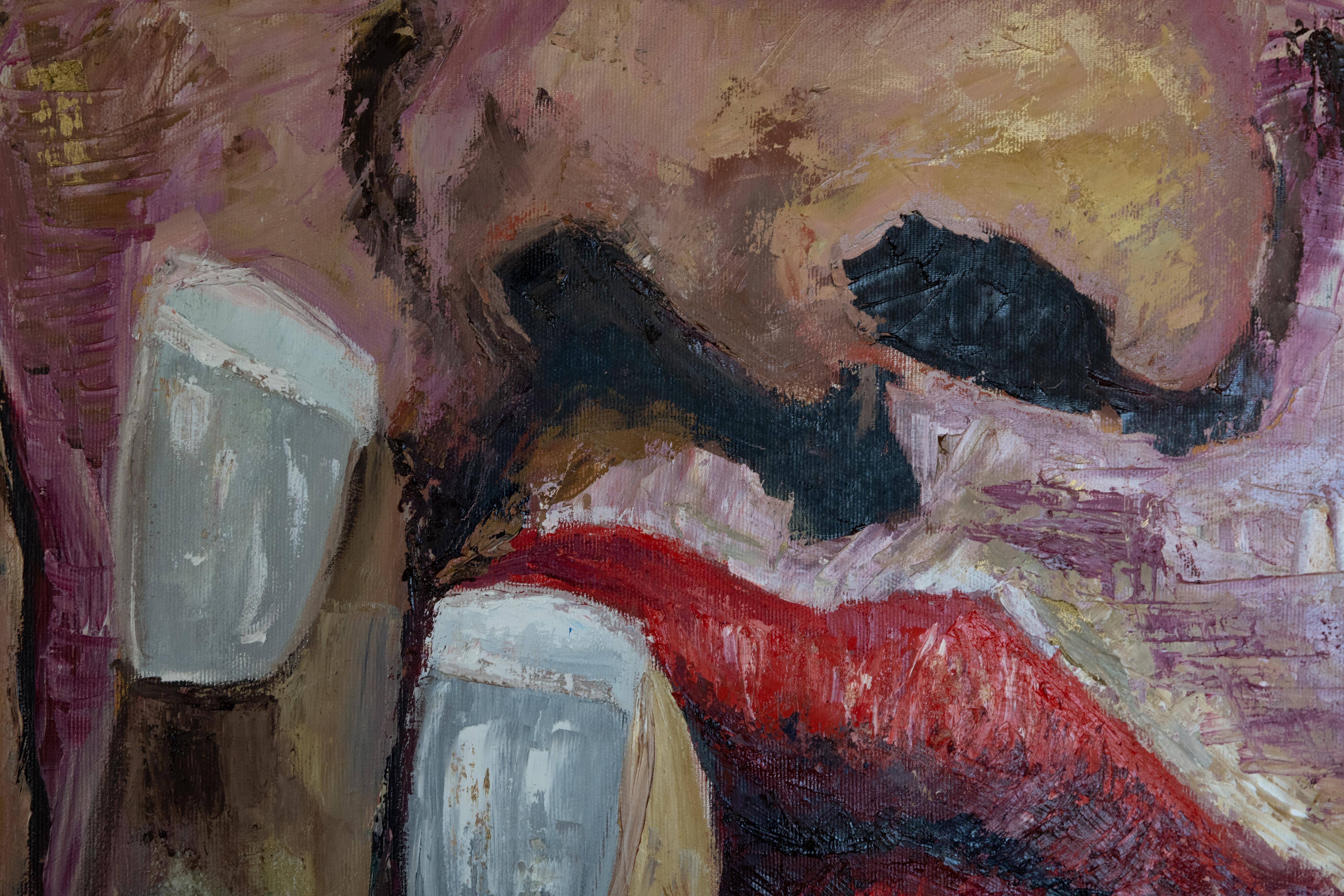 Habla . pintura original - Painting Impresionista abstracto de Alina O'Dwyer