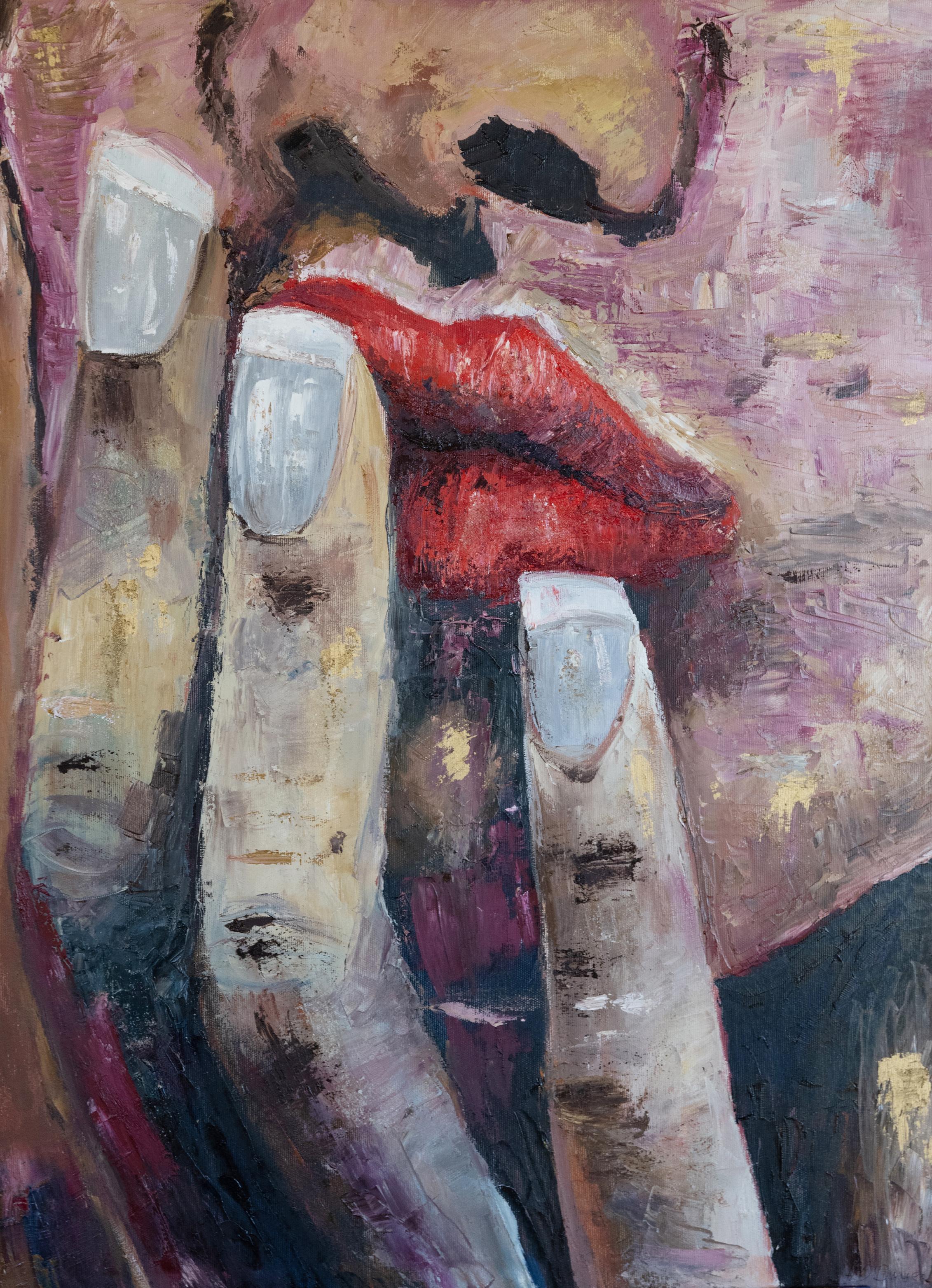 Portrait Painting de Alina O'Dwyer - Habla . pintura original