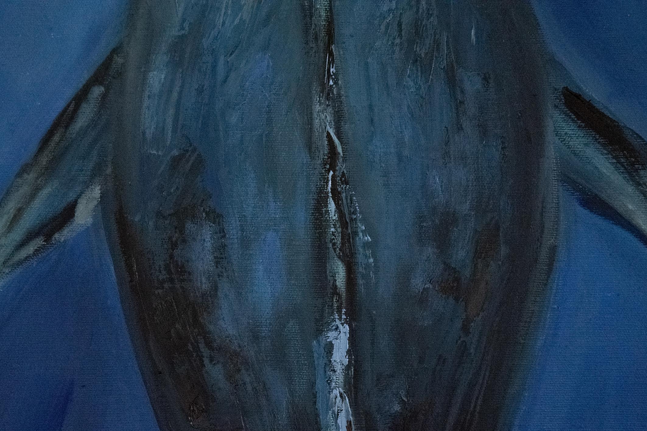 Ballena . cuadro original - Painting de Alina O'Dwyer