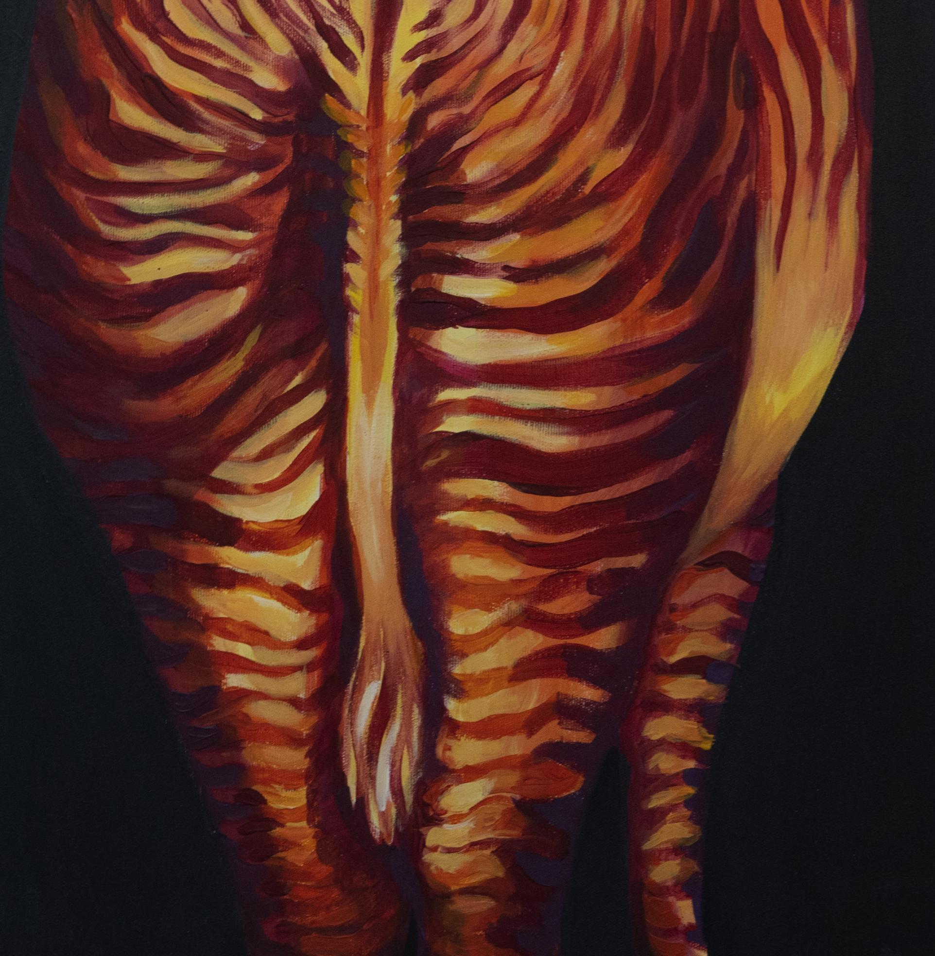 Zebra . quadro originale - Painting di Alina O'Dwyer