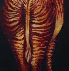 Zebra . original painting