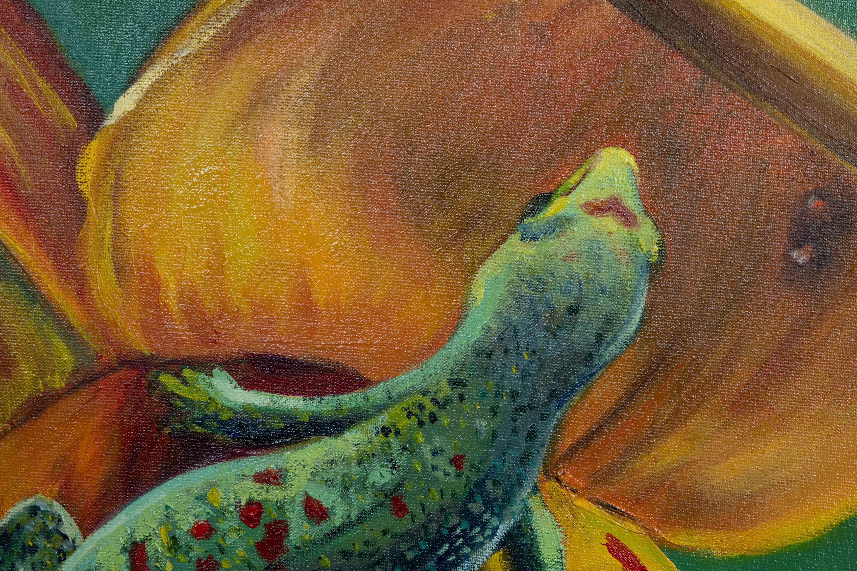 Cebra . pintura original - Painting de Alina O'Dwyer