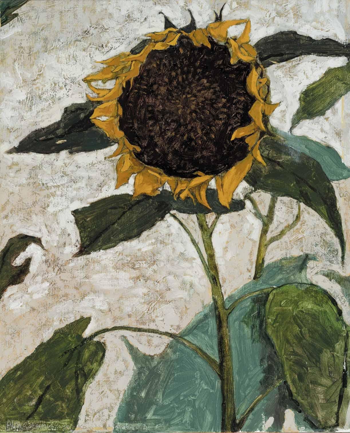 Alina Sharovskaya Still-Life Painting - Sunflower