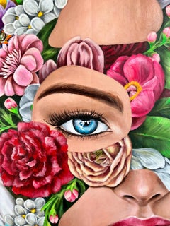 "Free Mind" Painting 48" x 60" inch by Alina Shimova