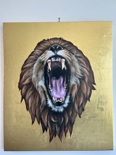 Cuadro "León 1" 39" x 31,5" pulgadas by Alina Shimova