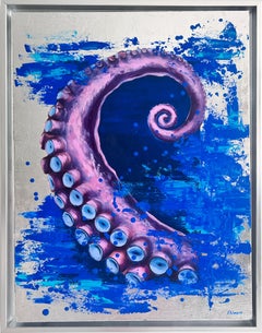 "Pulpo" Óleo 33" x 26" pulgadas by Alina Shimova