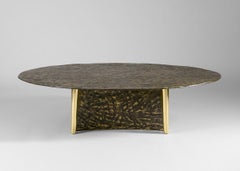 Aline Hazarian, Anahit Large, Oval Coffee Table, Bronze, Lebanon, 2017