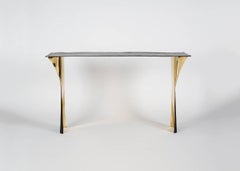Aline Hazarian, "Aramaz", tavolo consolle contemporaneo, bronzo, Libano, 2016