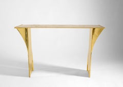 Aline Hazarian, Aramaz, table console contemporaine, bronze, Liban, 2016.