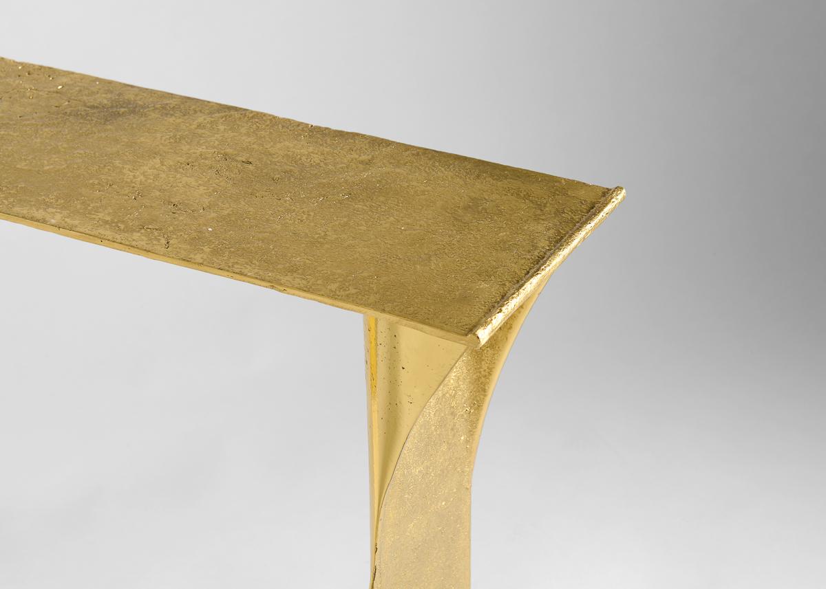 Aline Hazarian, Aramaz, Contemporary Console Table, Bronze, Lebanon, 2016 In Excellent Condition For Sale In New York, NY