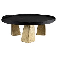 Aline Hazarian, Arpi, Circular Coffee Table, Bronze & Brass, Lebanon, 2021