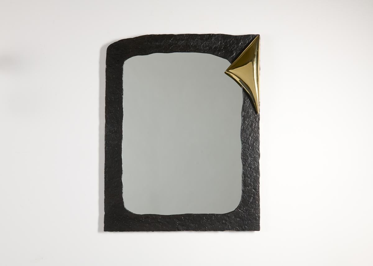 Aline Hazarian, Contemporary Mirror, Bronze & Brass, Lebanon, 2023 For Sale