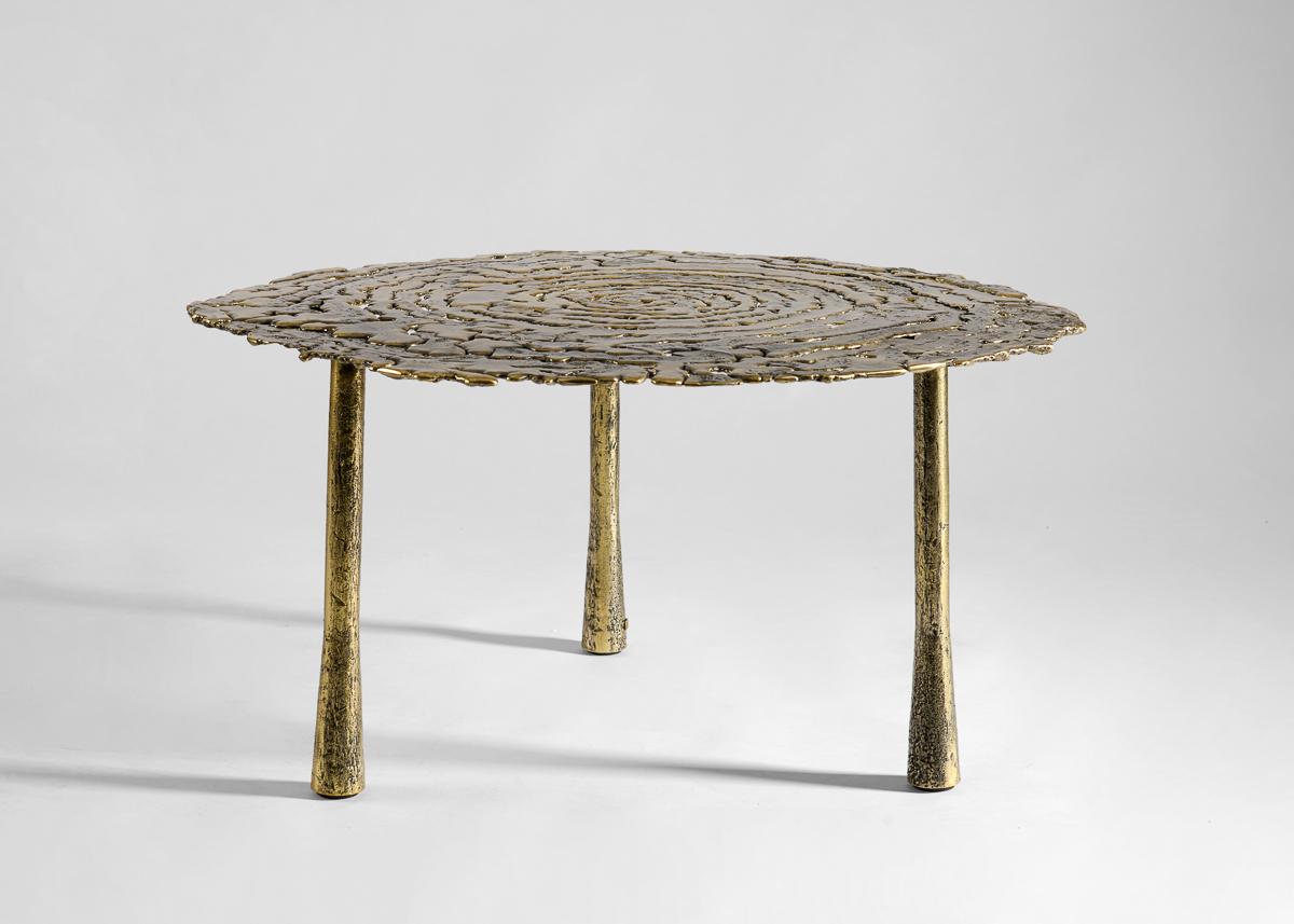 Aline Hazarian, Nané Large, Circular Coffee Table, Bronze, Lebanon, 2021 For Sale 2