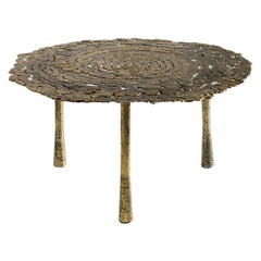 Aline Hazarian, Nané Large, Circular Coffee Table, Bronze, Lebanon, 2021