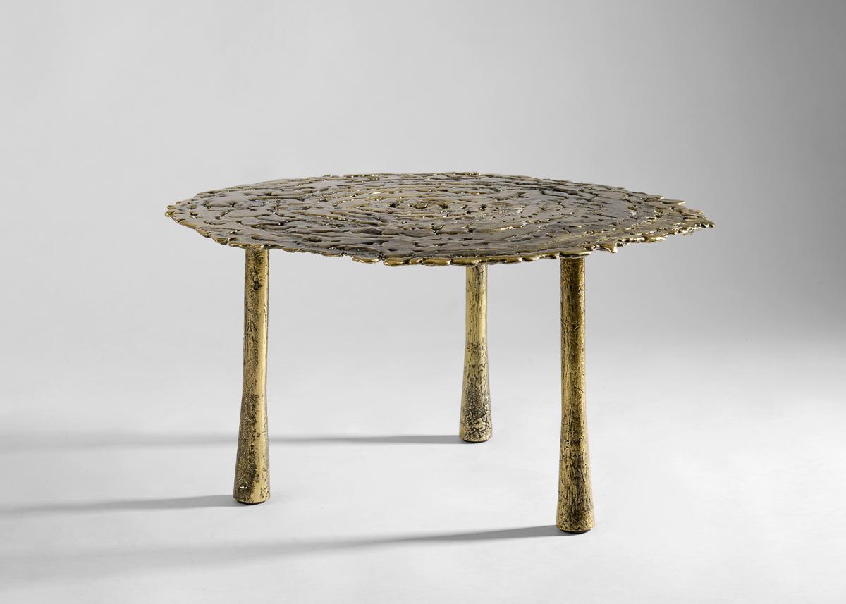 Aline Hazarian, Nané Medium, Circular Coffee Table, Bronze, Lebanon, 2021 For Sale 1