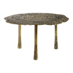 Aline Hazarian, Nané Medium, Circular Coffee Table, Bronze, Lebanon, 2021