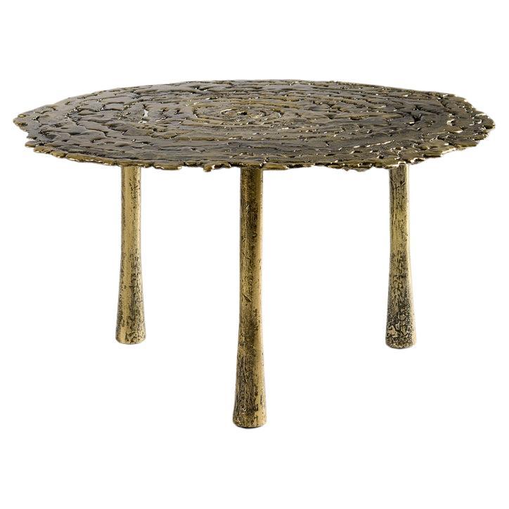 Aline Hazarian, Nané Medium, Circular Coffee Table, Bronze, Lebanon, 2021