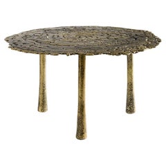 Aline Hazarian, Nané Medium, Mesa de centro circular, Bronce, Líbano, 2021