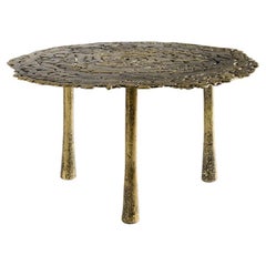 Aline Hazarian, Nané Medium, table basse circulaire, bronze, Liban, 2021