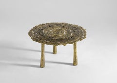 Aline Hazarian, Nané Small, Circular Coffee Table, Bronze, Lebanon, 2021