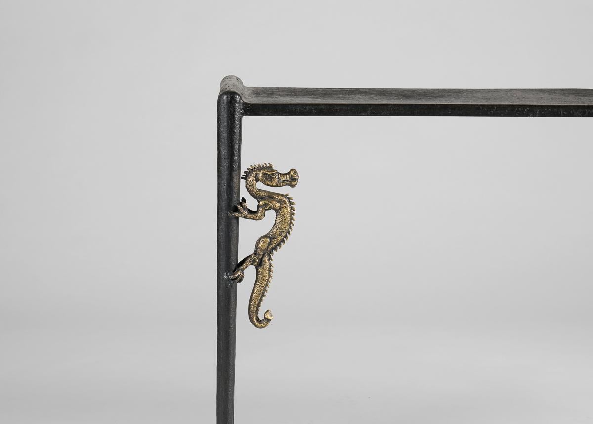 Libanais Aline Hazarian, Saris Large, Rectangular Bronze Console Table, Lebanon, 2021 en vente