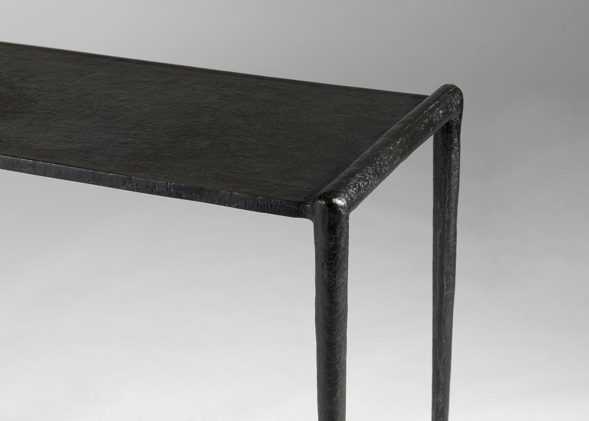 Patiné Aline Hazarian, Saris Large, Rectangular Bronze Console Table, Lebanon, 2021 en vente