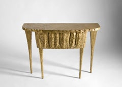 Aline Hazarian, Shivini, Mesa consola contemporánea, Bronce, Líbano, 2021