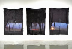 Riot Gear - contemporary, fabric, print, dark colours, film stills