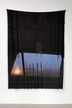 Vanilla Fight - contemporary, fabric, print, dark colours, film stills