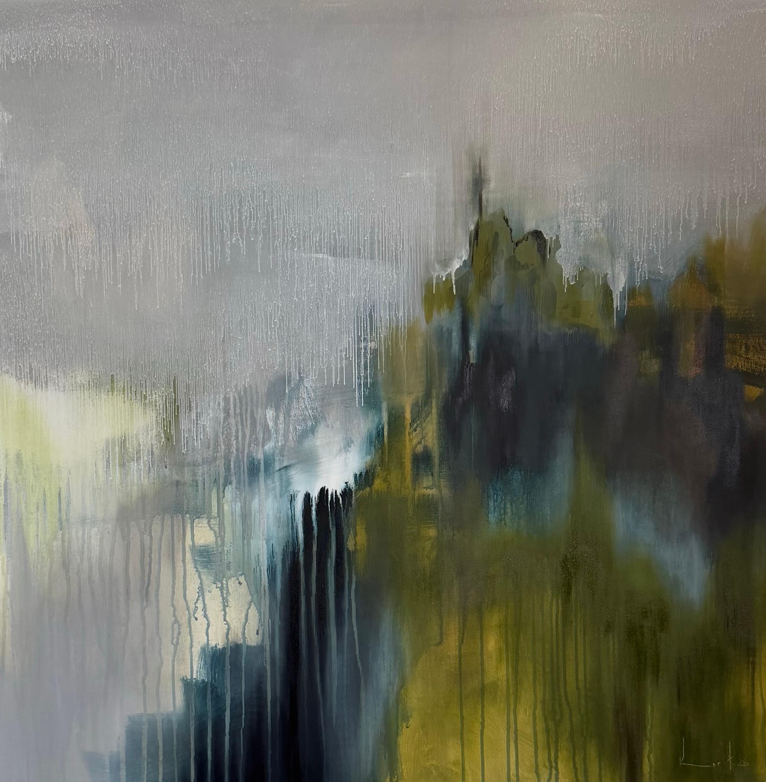 Aliona Koroliova Abstract Painting - After the rain