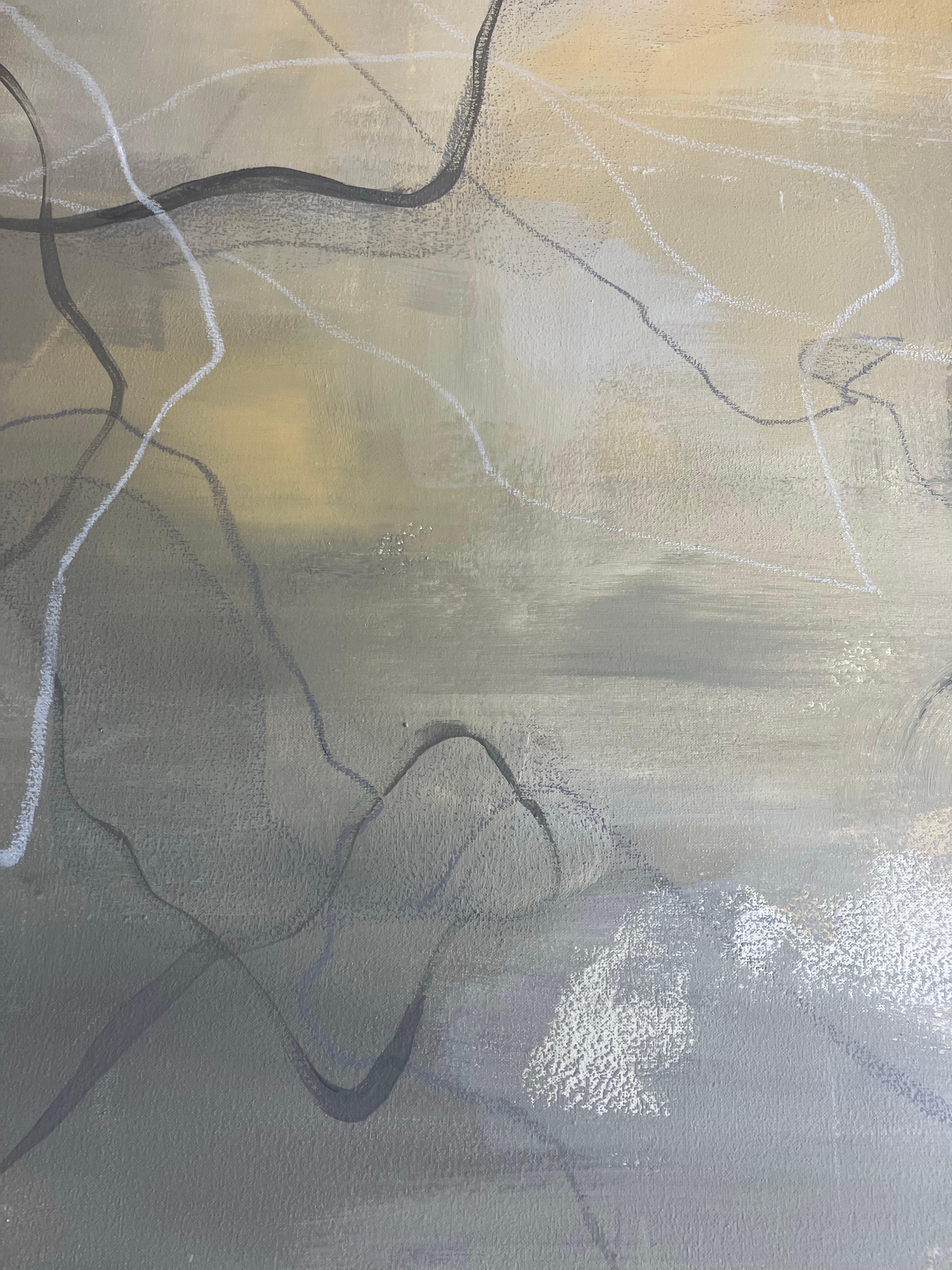 Composition #1 - Abstract Painting by Aliona Koroliova