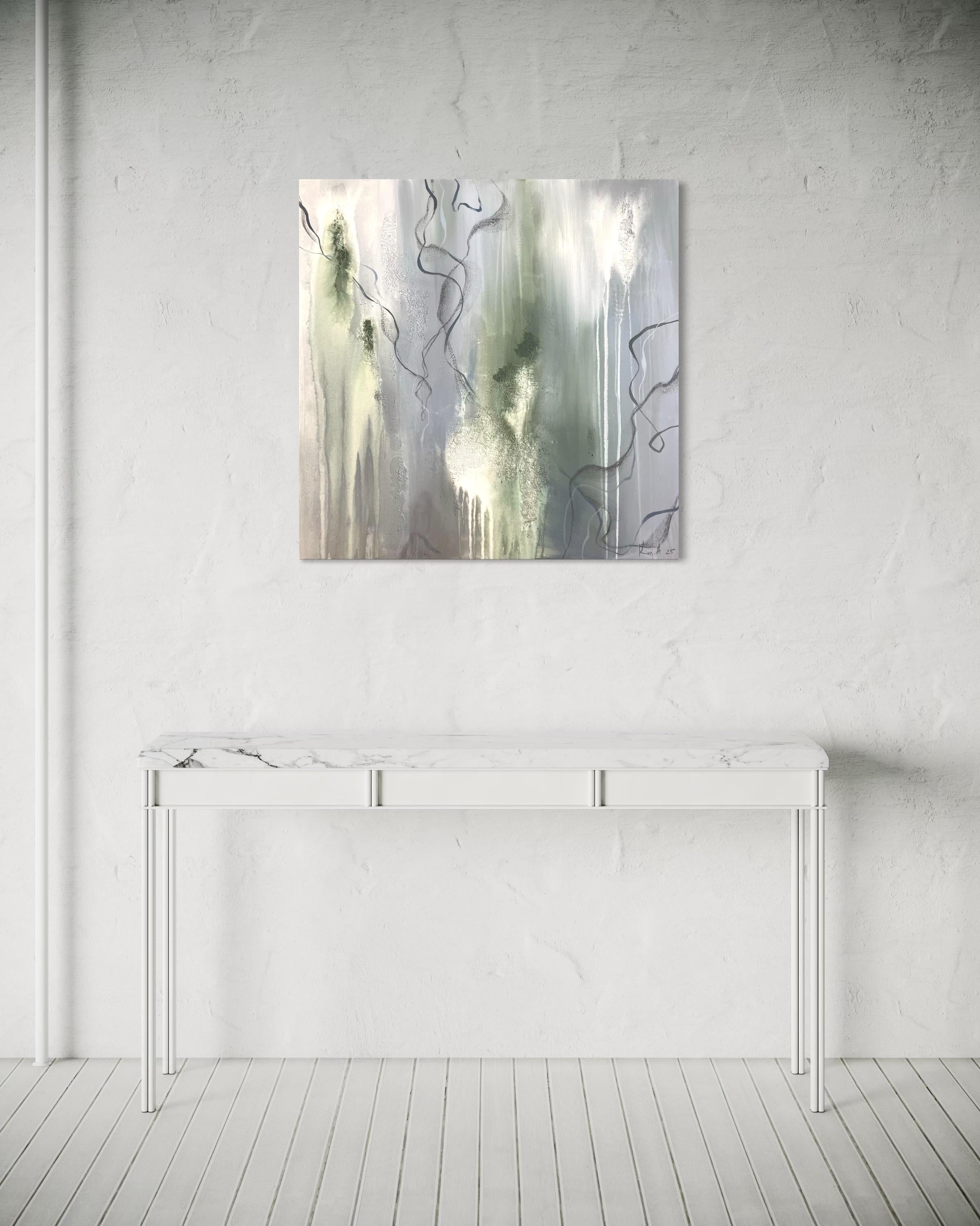 Composition #5 from the series “Quiet Motion” - Painting by Aliona Koroliova