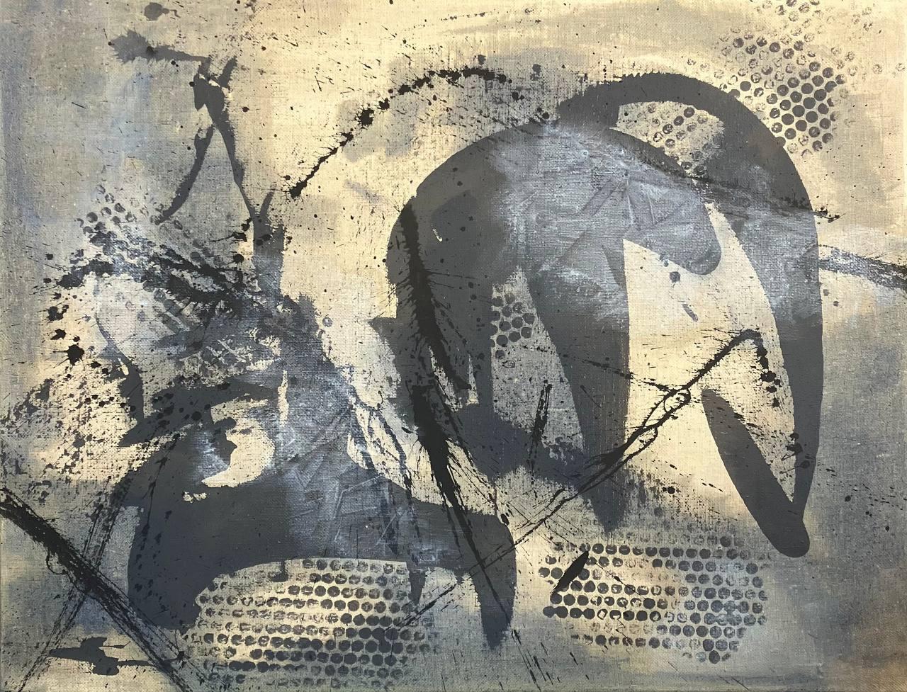 Aliona Koroliova Abstract Painting - Impulse