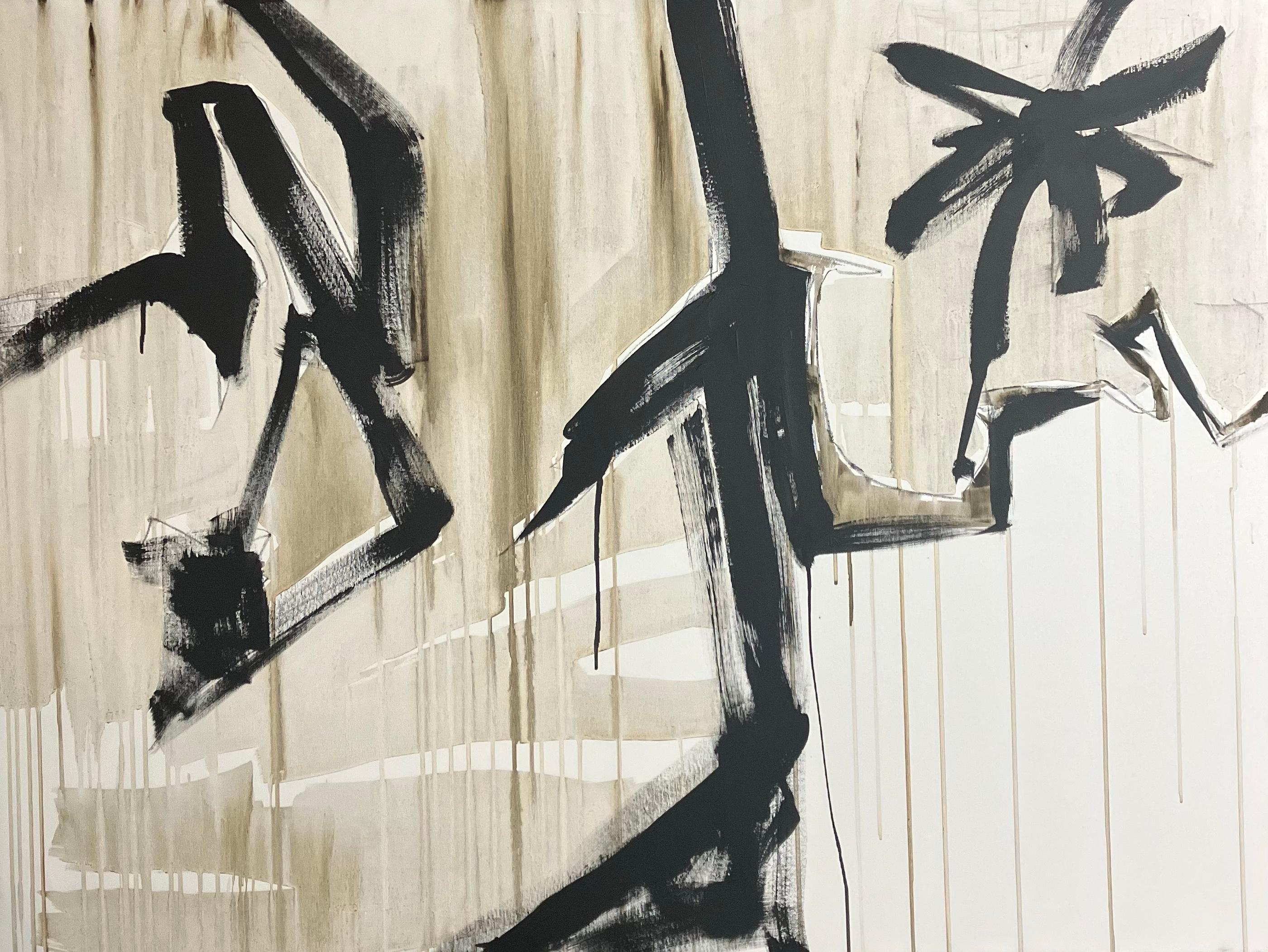 Aliona Koroliova Abstract Painting - Inner construction  No.2