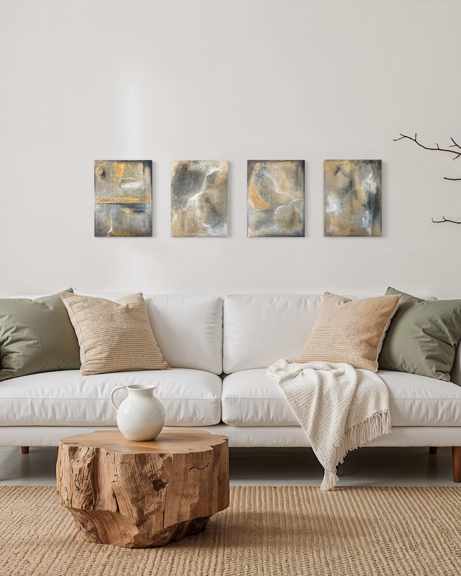 Quadriptych “Cloud” For Sale 1