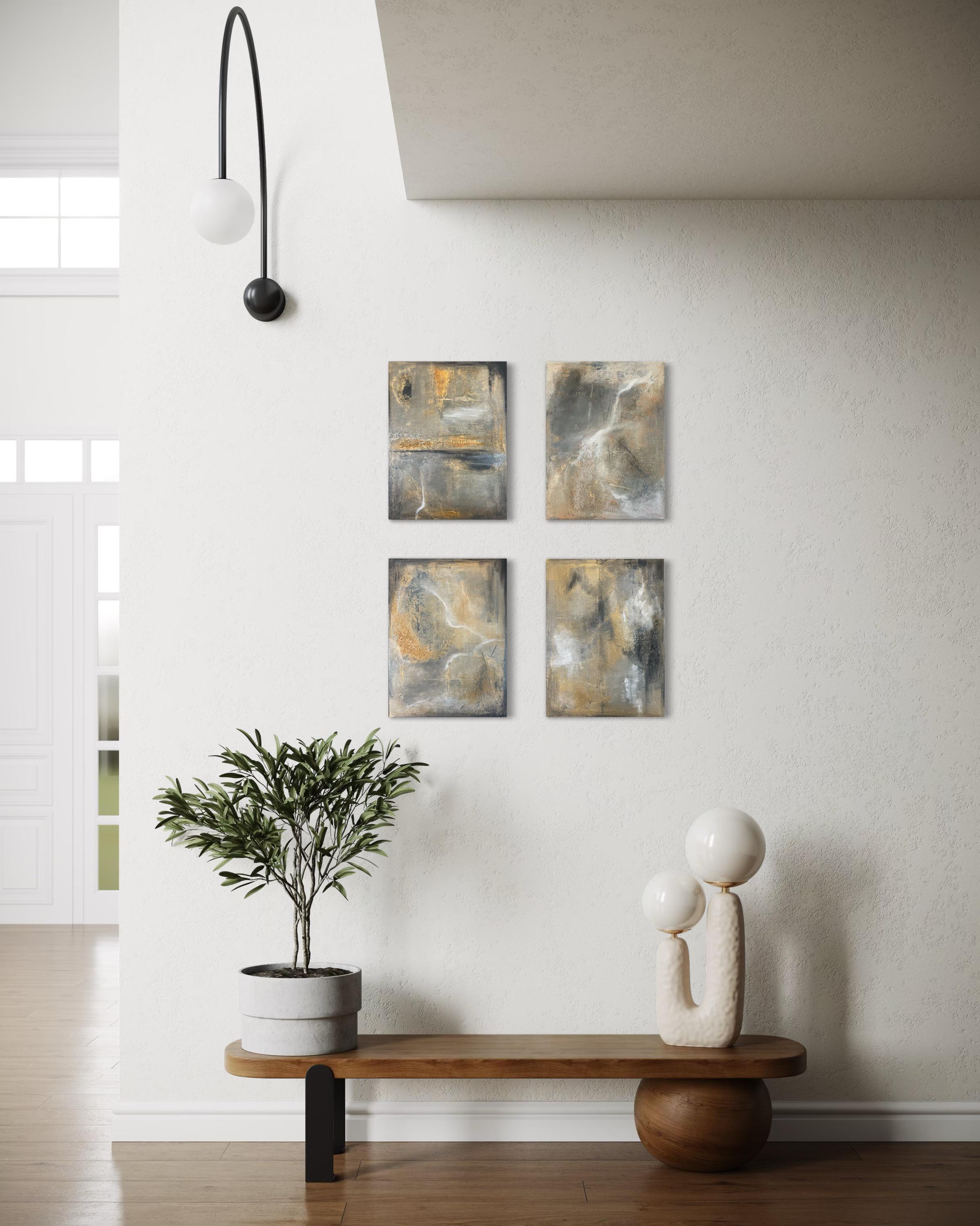 Quadriptych “Cloud” For Sale 3