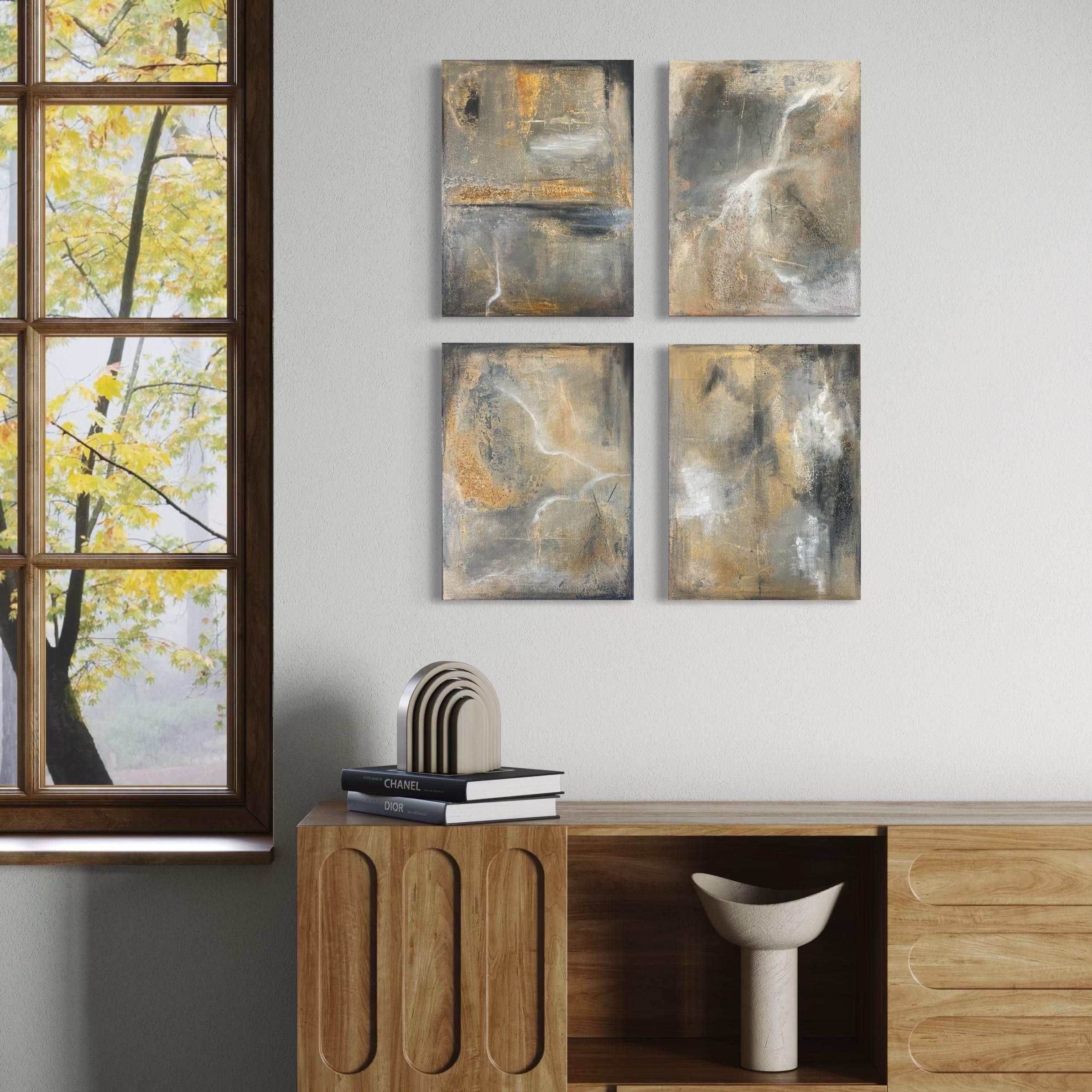 Quadriptych “Cloud” For Sale 4