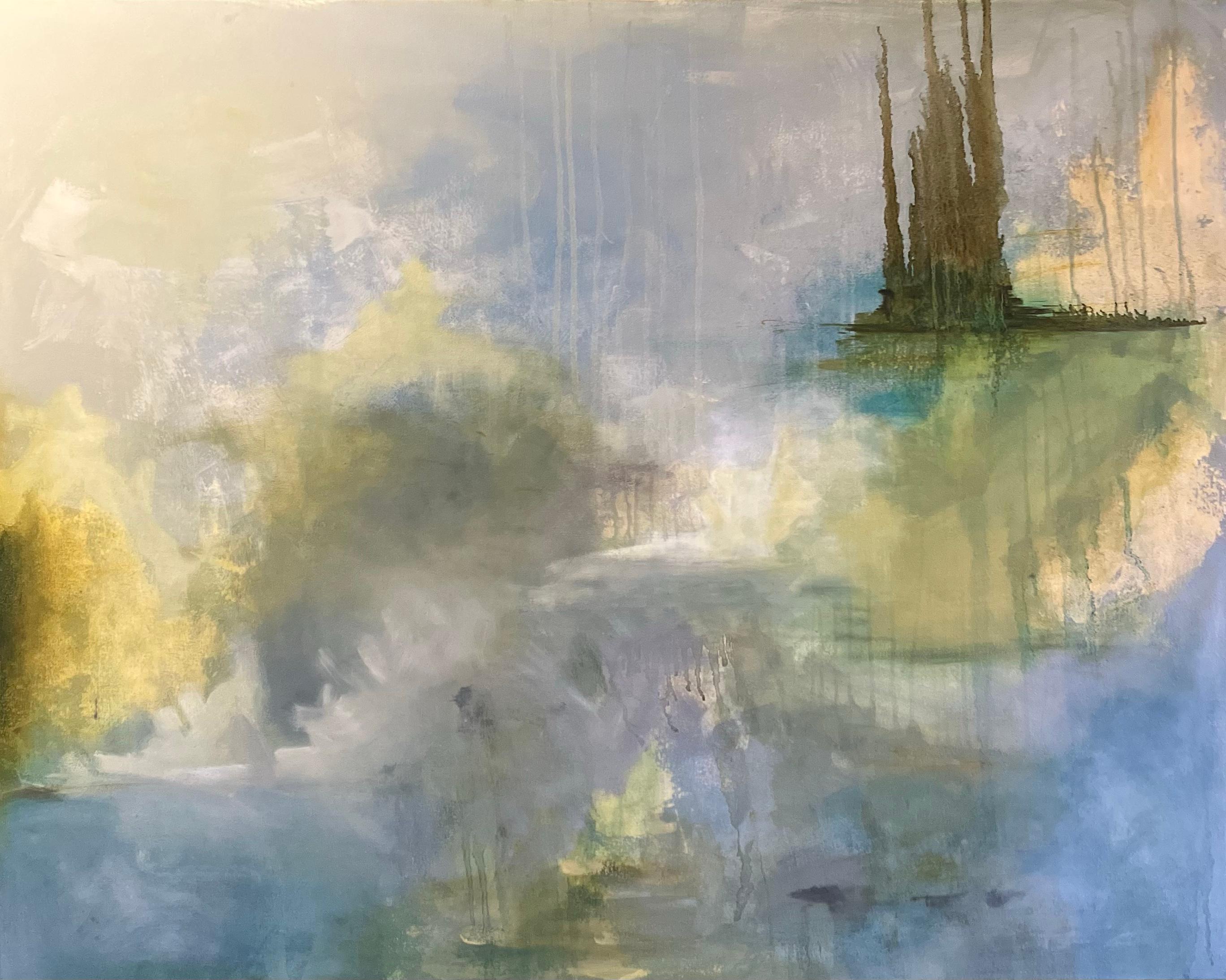 Aliona Koroliova Abstract Painting - Somewhere