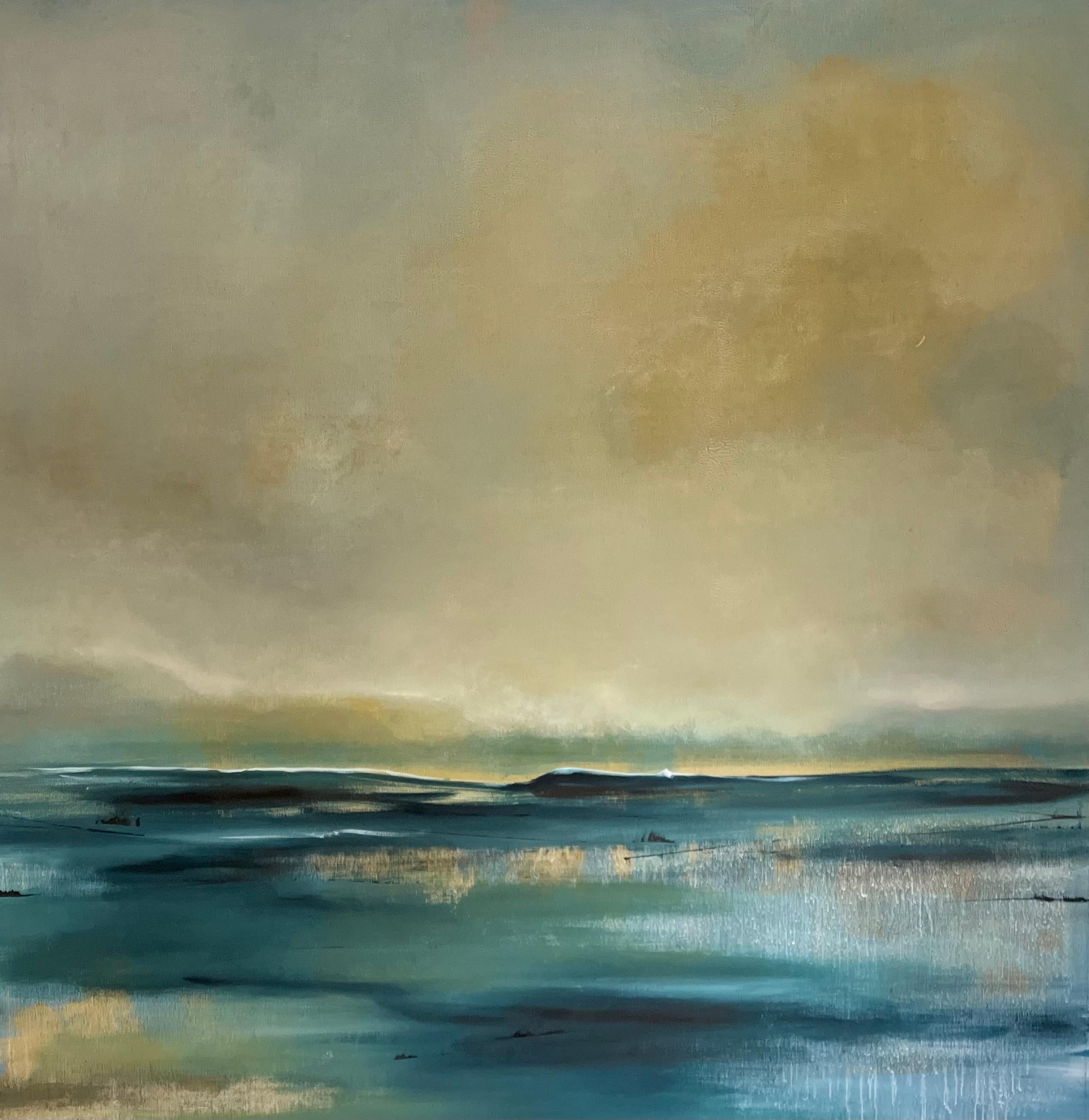 Aliona Koroliova Abstract Painting - Where it is quiet, No. 2
