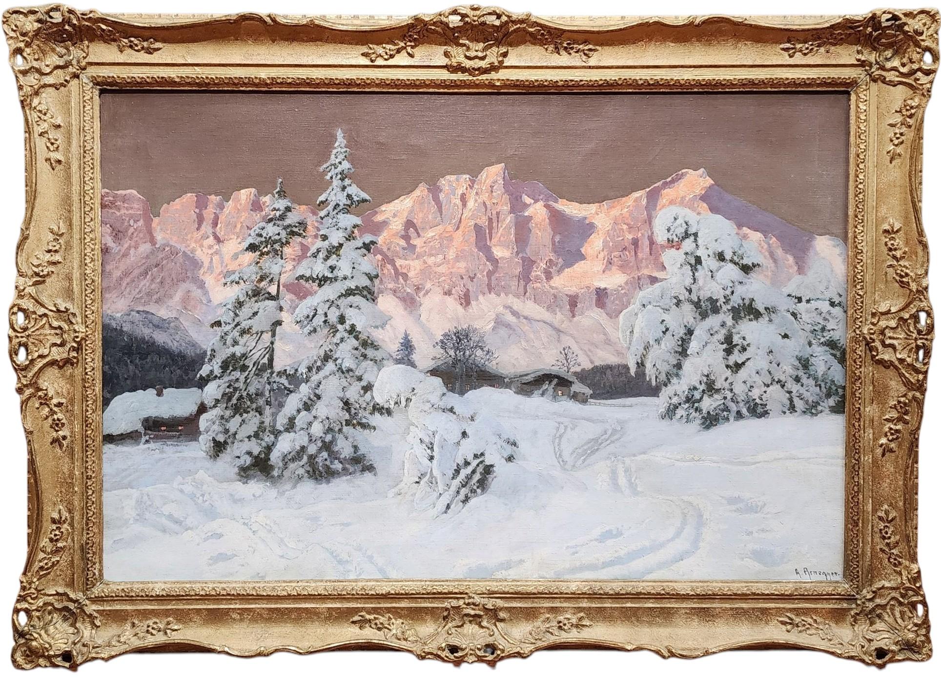 Kaisergebirge, Kaisergebirge, Österreichische Landschaft, Stimmungsvoll, Sonnenuntergang auf Bergen
