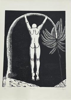 Aliosky Garcia, kubanischer Künstler, Original, handsignierter Kupferstich, 2010