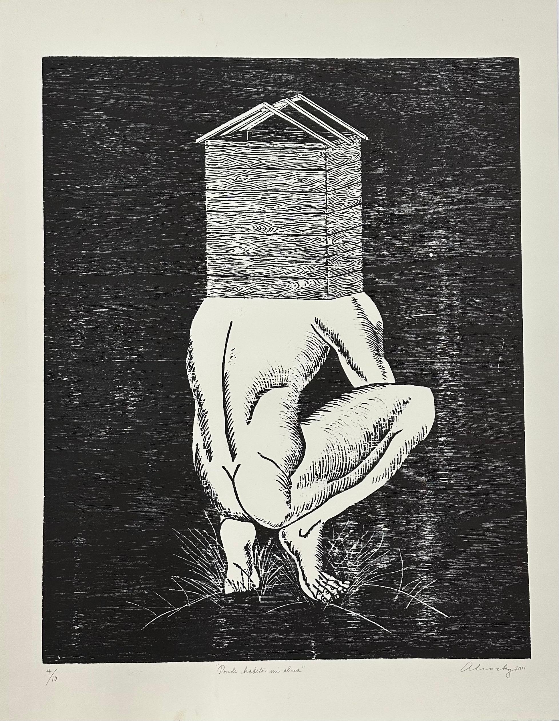 Aliosky Garcia Cuban Artist Original Hand Signed engraving 2011